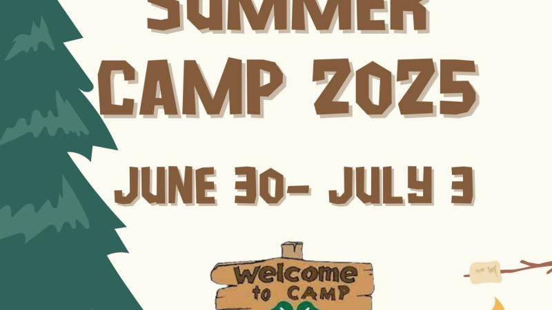 4-H Camp Save the Date Flyer