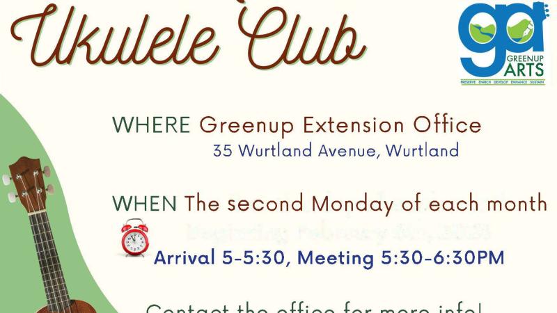 4-H Ukulele Club Flyer